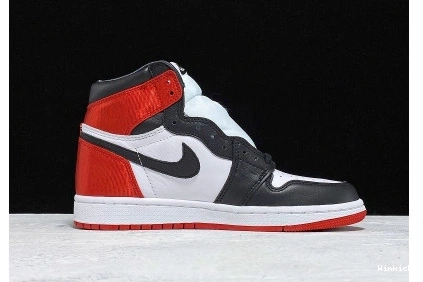 BLACK 1 RETRO TOE SATIN CD0461-016 JORDAN - HIGH 0914